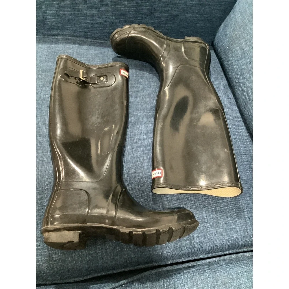 Hunter Women's Boots Size 7 M/8w Rubber Waterproof Rain 16 1/2
